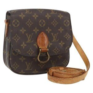 Authentic LOUIS VUITTON Monogram Saint Cloud MM Shoulder Bag M51243 LV